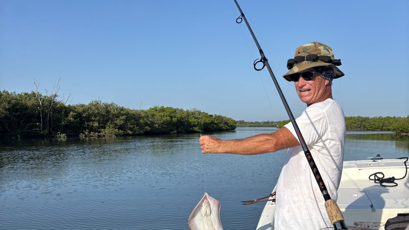 Full-day inshore fishing charter covering the Mosquito Lagoon flats near New Smyrna Beach